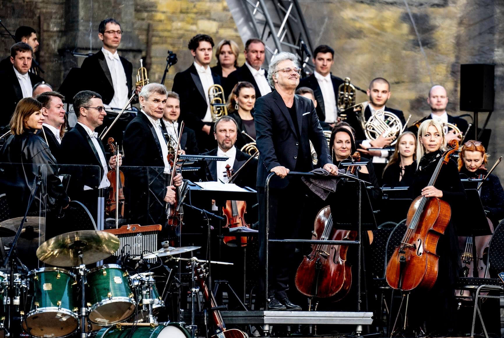 Grégoire Dune dirige l'Orchestre National d'Ukraine